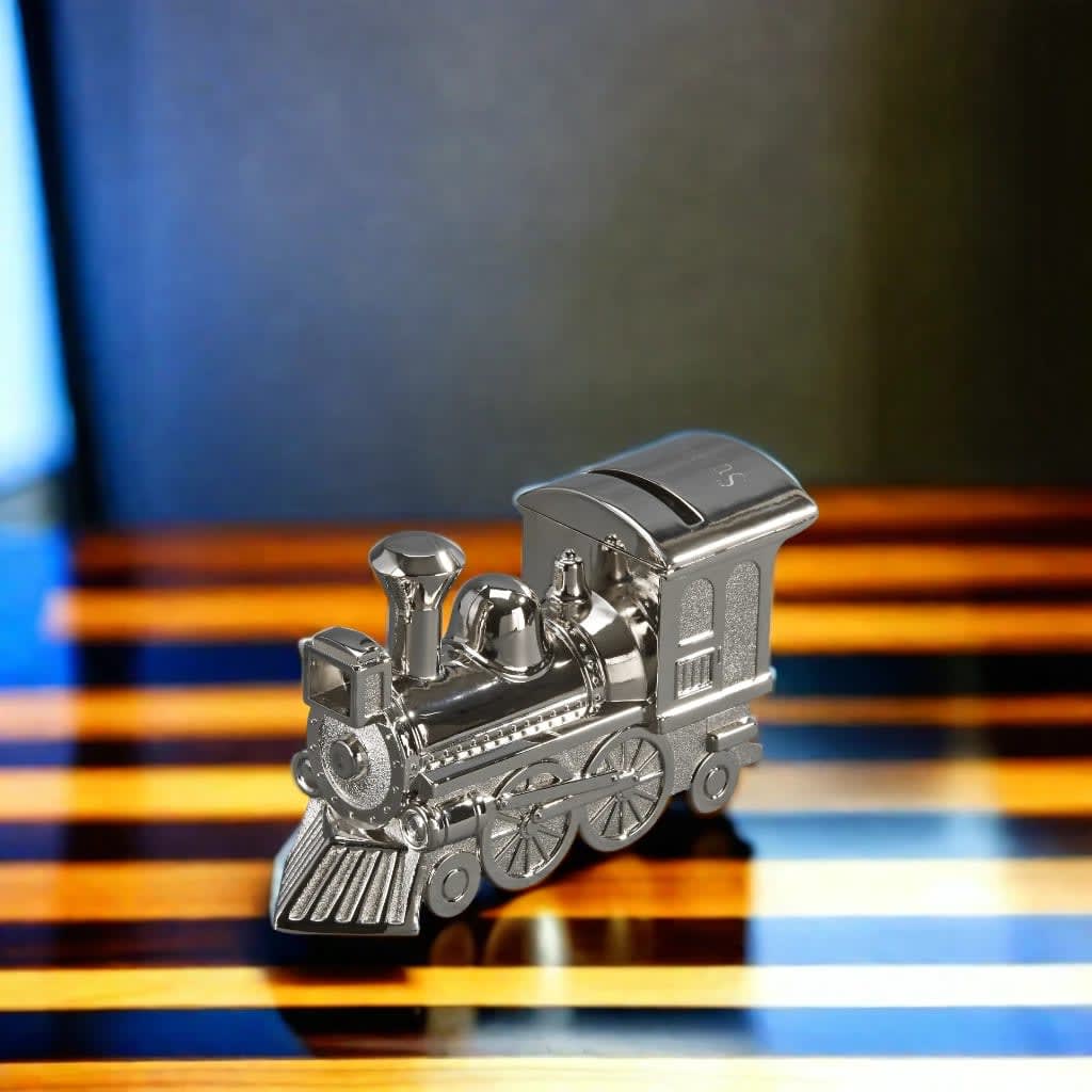 Train Bank With Polished Finish