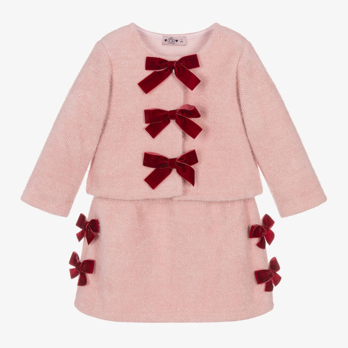 Pink Bow Cardigan