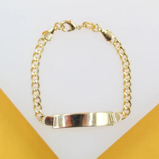 14KT Gold Filled Boys ID Bracelet