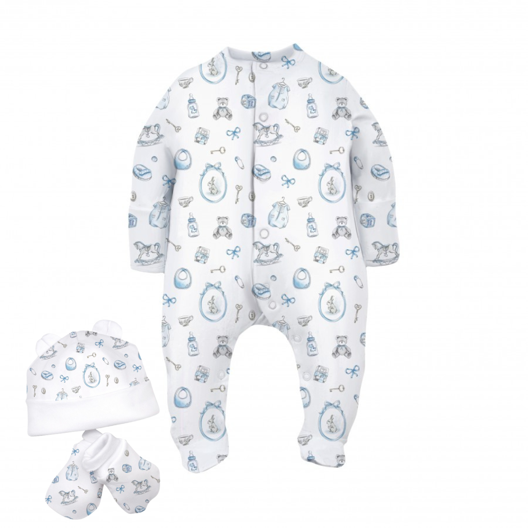 Delicate Blue Footies