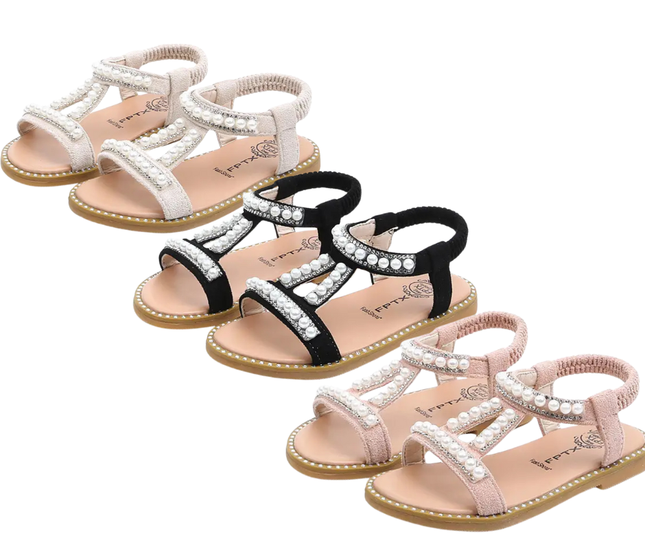 Girls Pearl Sandals