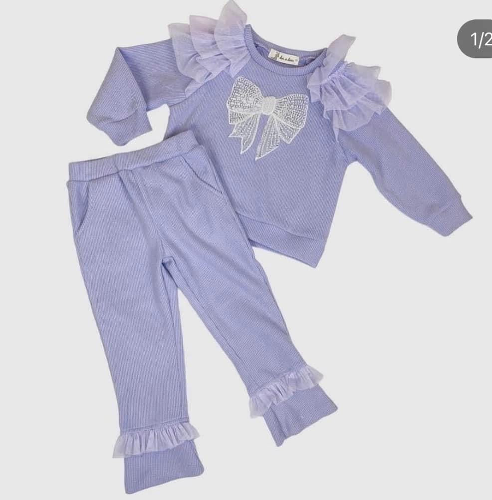 Purple Bow Set