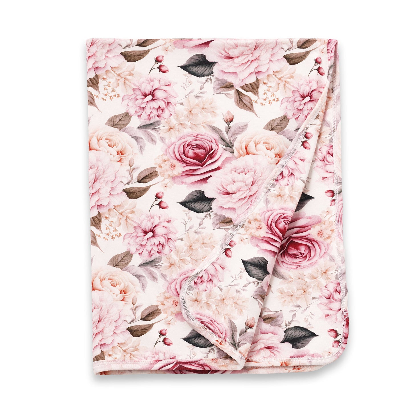Garden Bouquet Baby Girl Bamboo Stroller Blanket