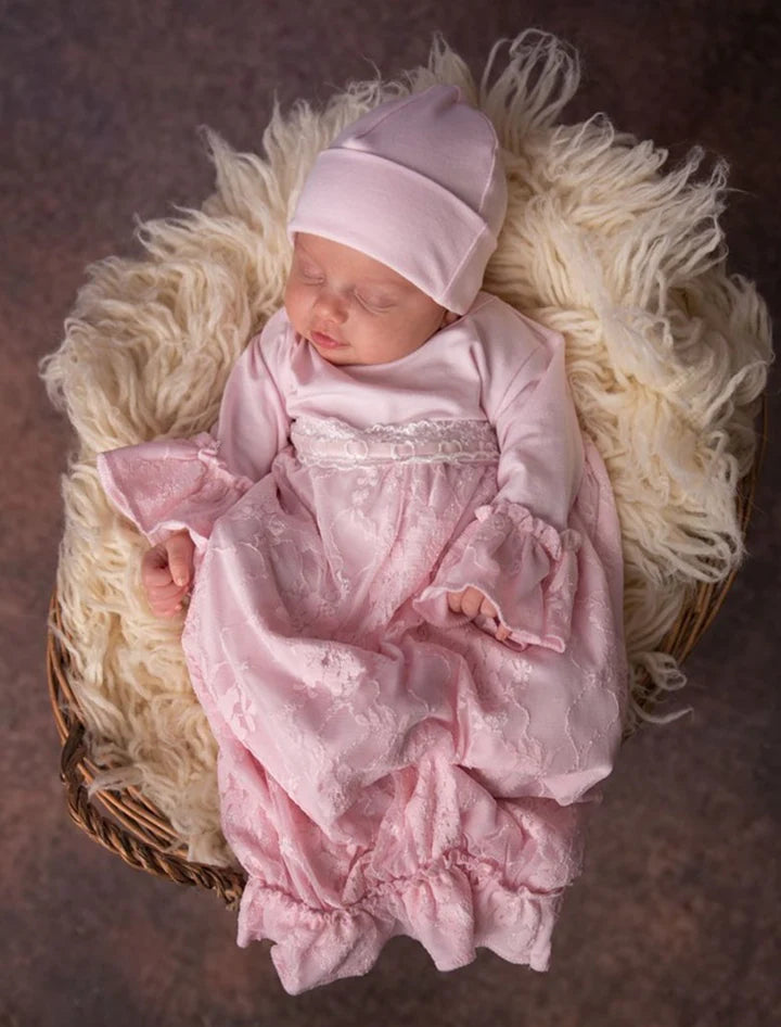 Sweet Rose Infant Gown