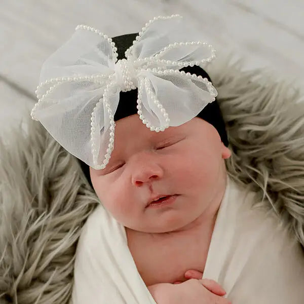 Greta Bow Black