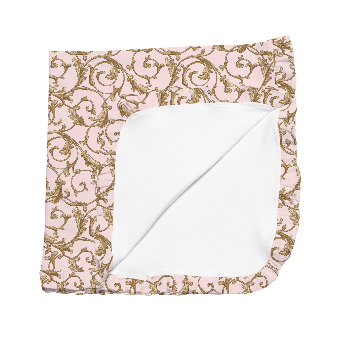 Allure Pink Ruffled Blanket