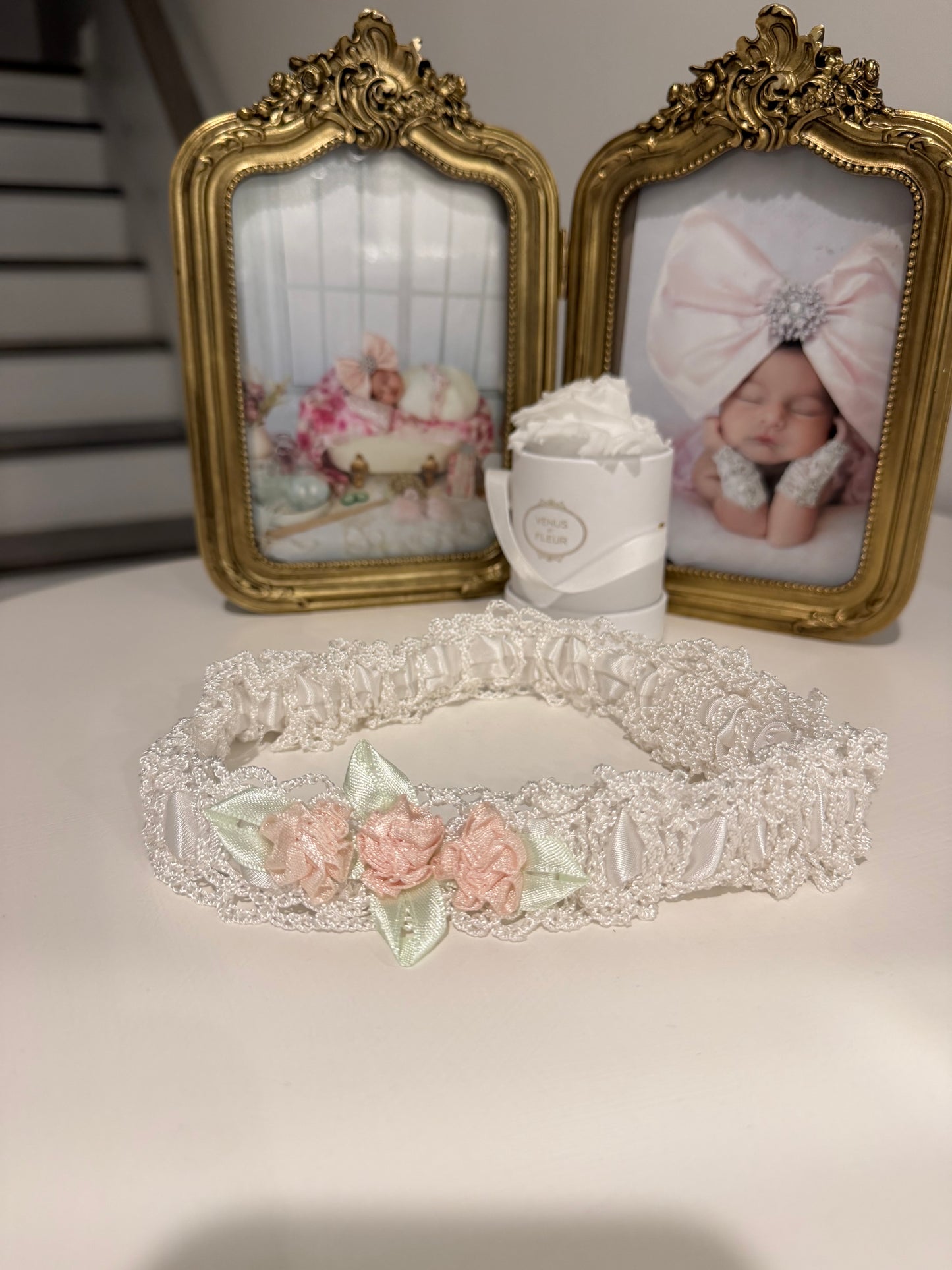 Blush Rose Heirloom Headband