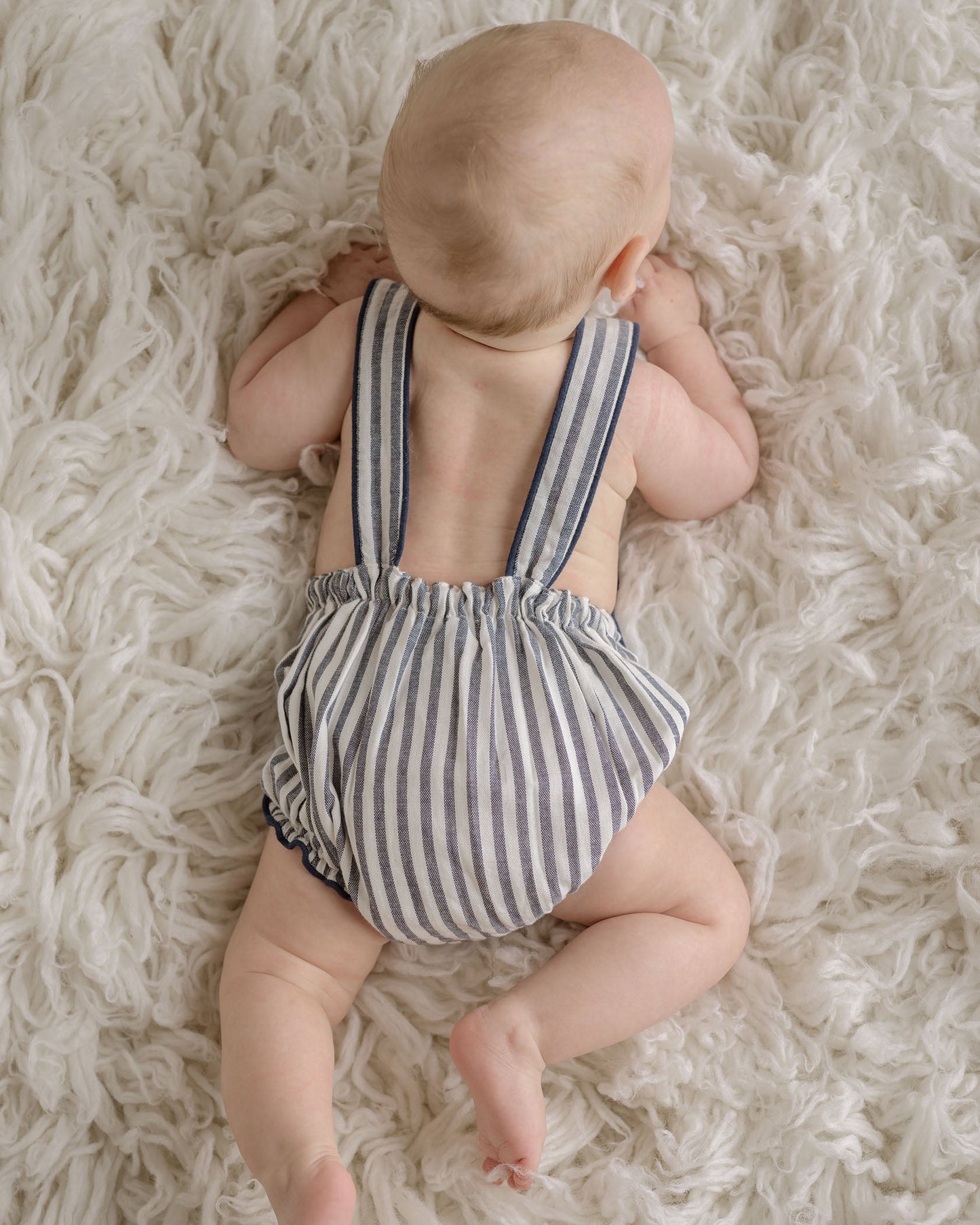 Robbie Linen Sleeveless Bubble Romper