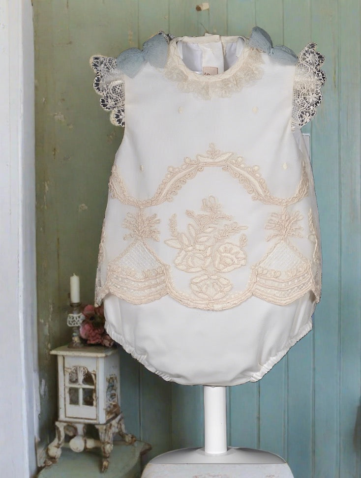 Luxe Embroidered Romper