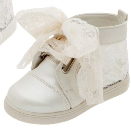 Hightops with Lace Bow