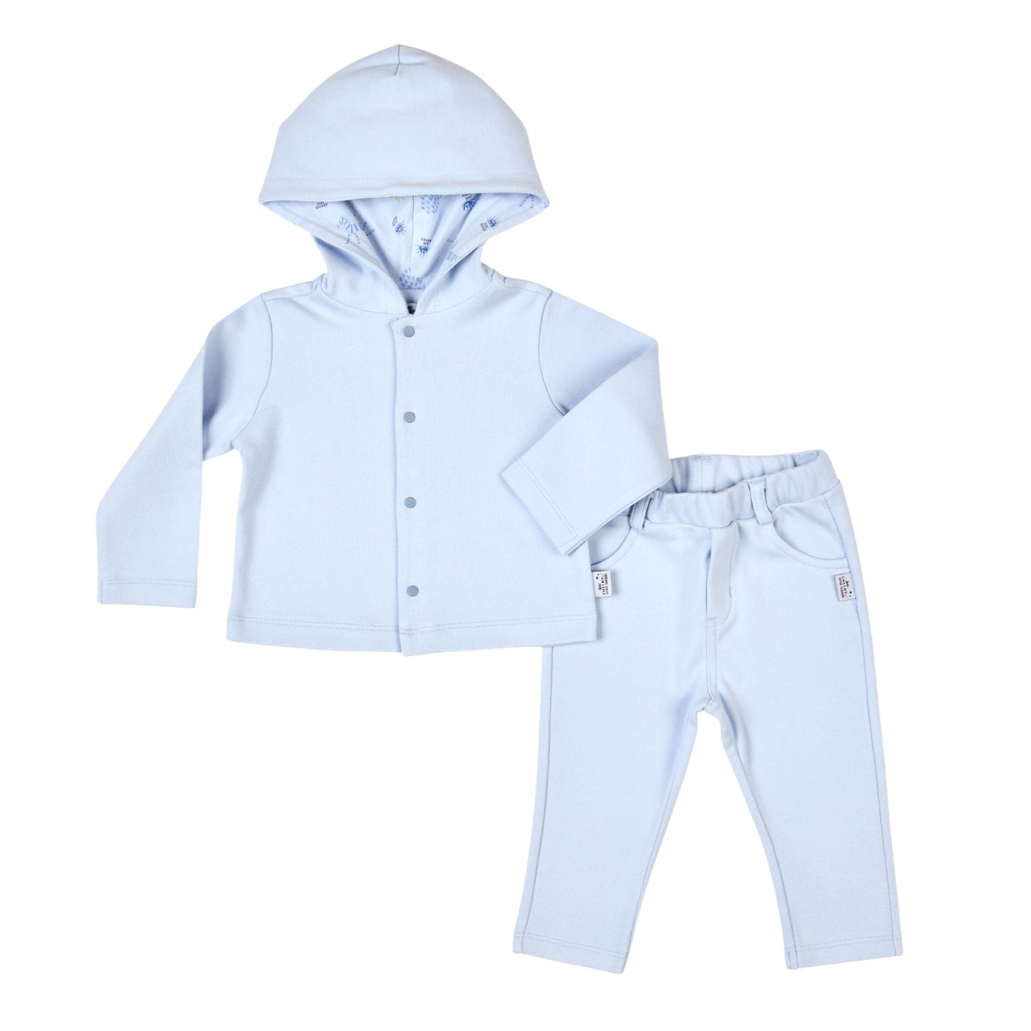 Boys Blue cotton Tracksuit Set
