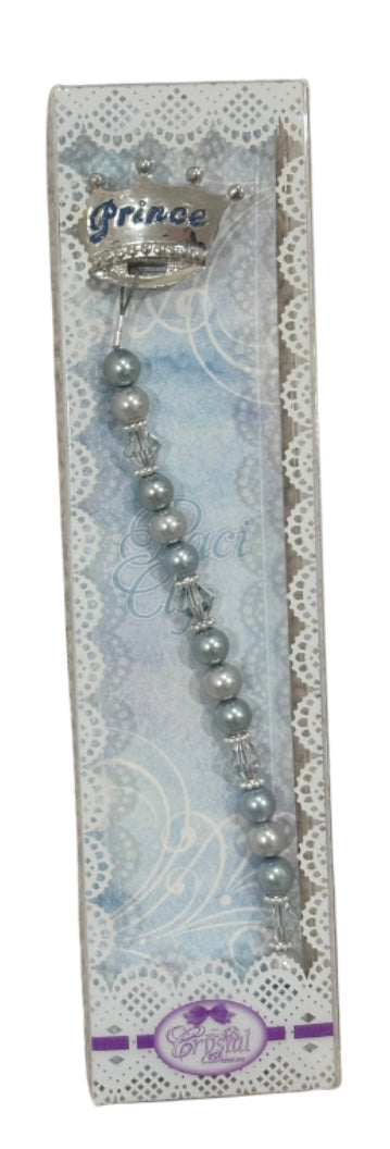 Princess/Prince Pacifier Clip