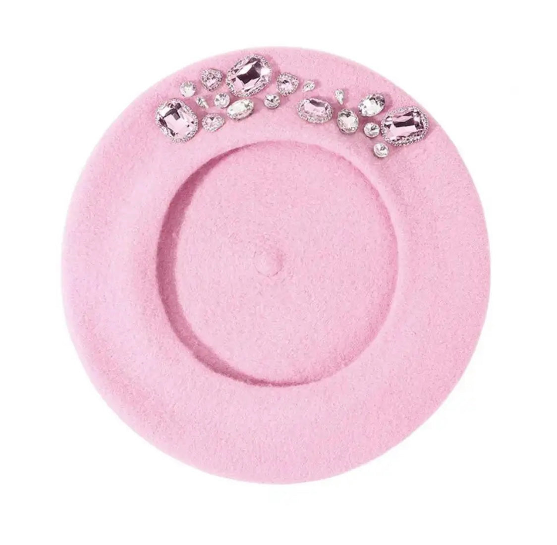 French Beret with Crystals