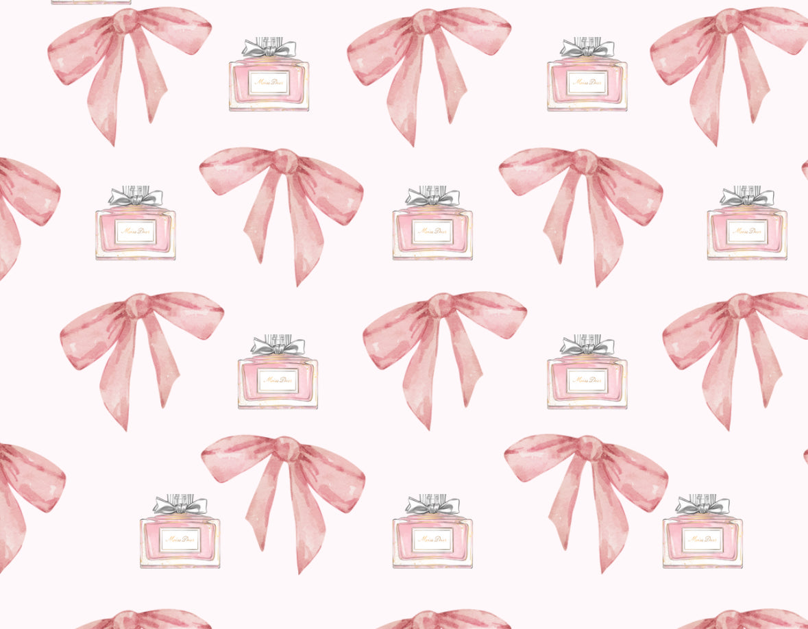 Little Angels Exclusive Designs Bows & Perfume Infant Gown