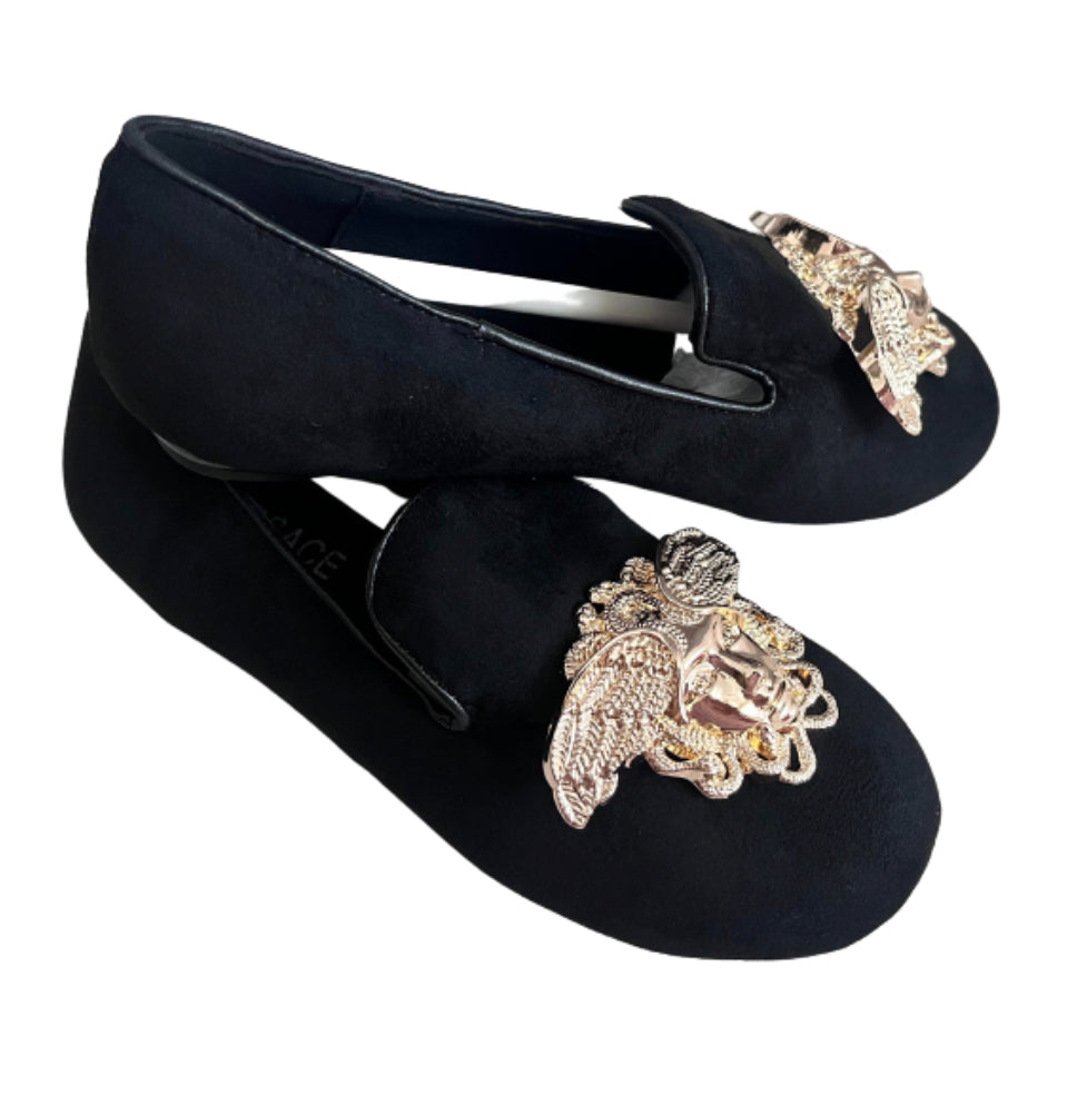 Boys Velvet V Loafers