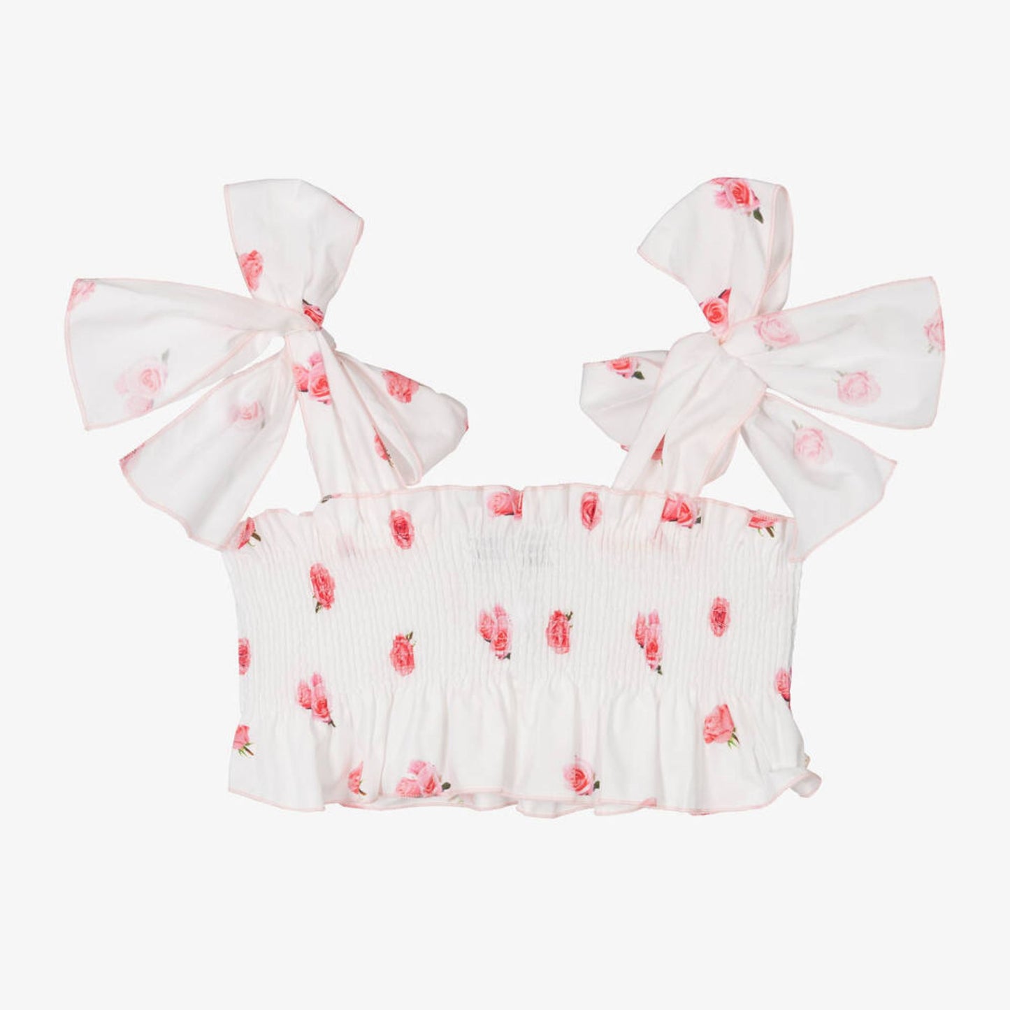 Pink Roses Asymmetrical Skirt