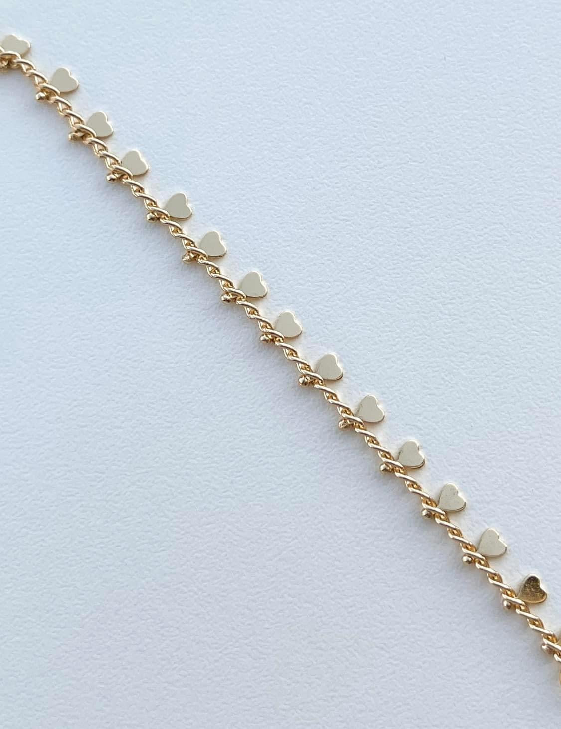 Heart Charm Anklet