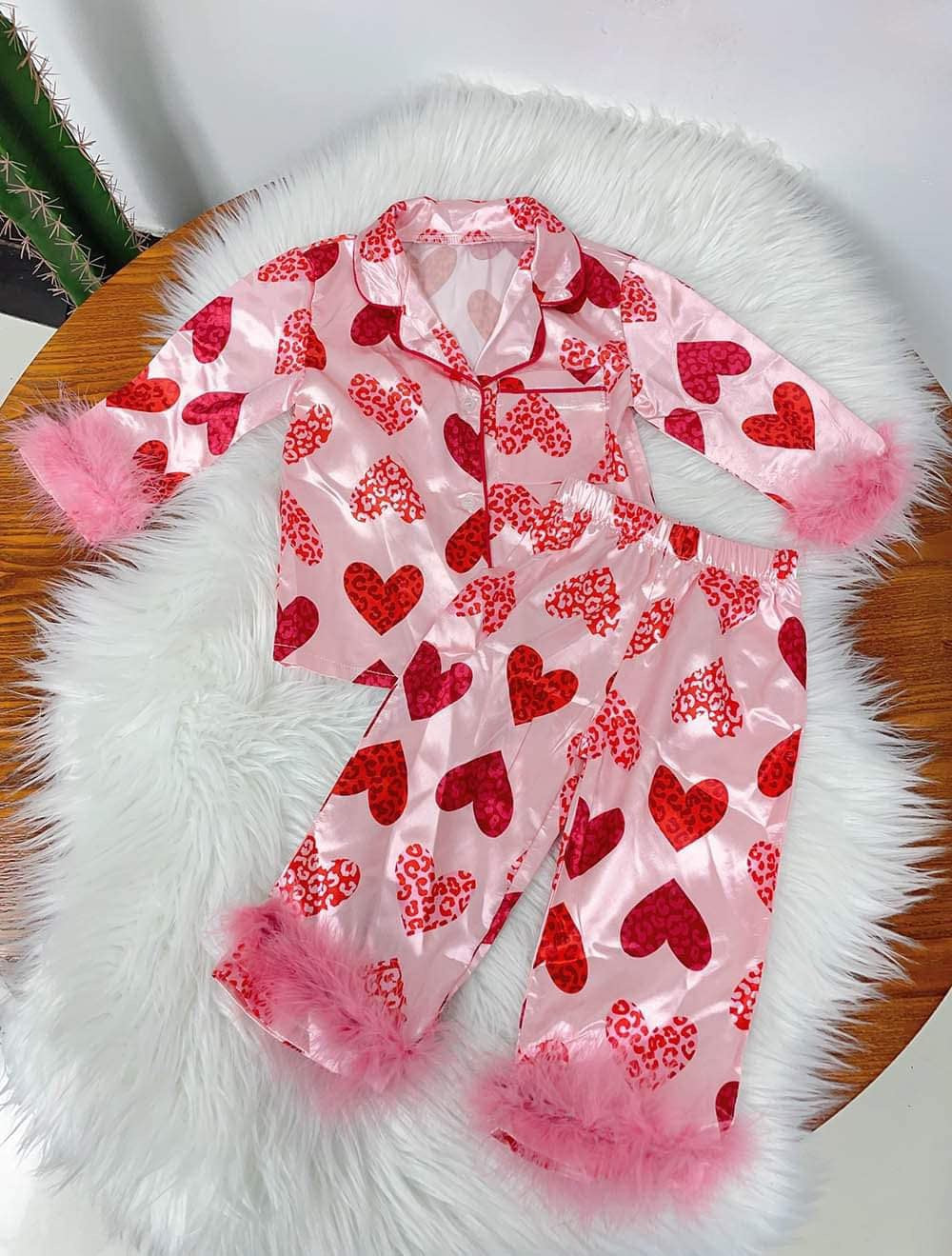 Girls Valentines Day ❤️ PJ’s