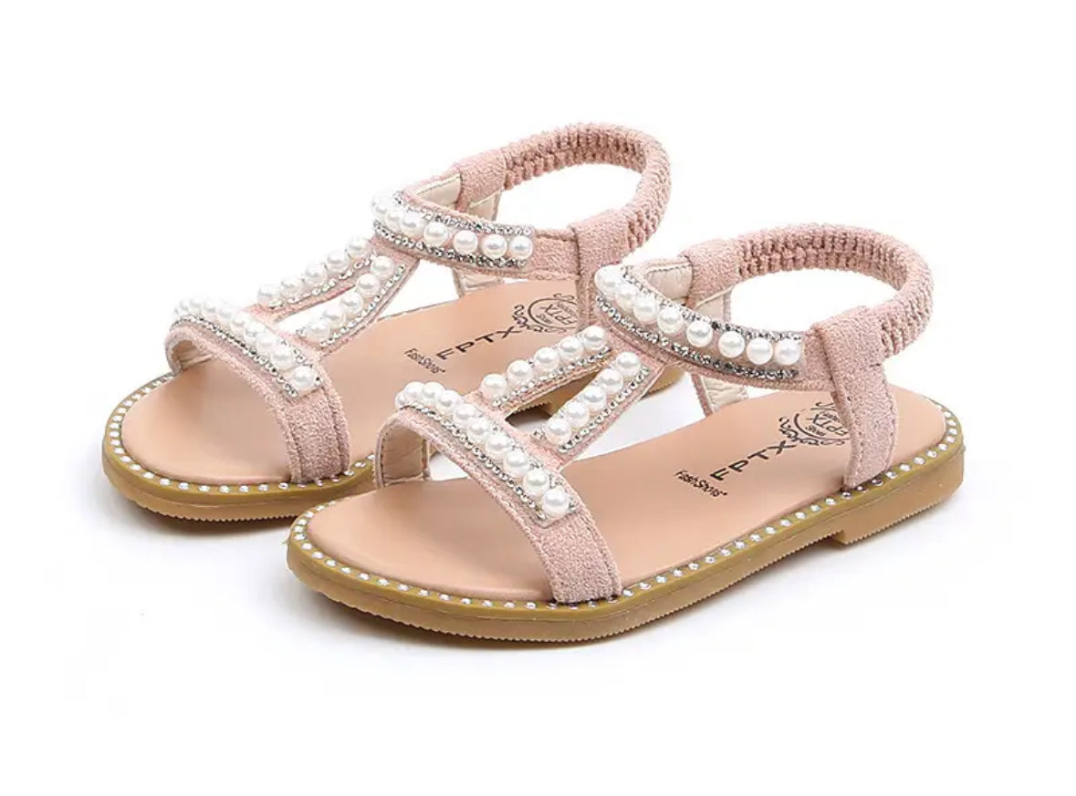 Girls Pearl Sandals