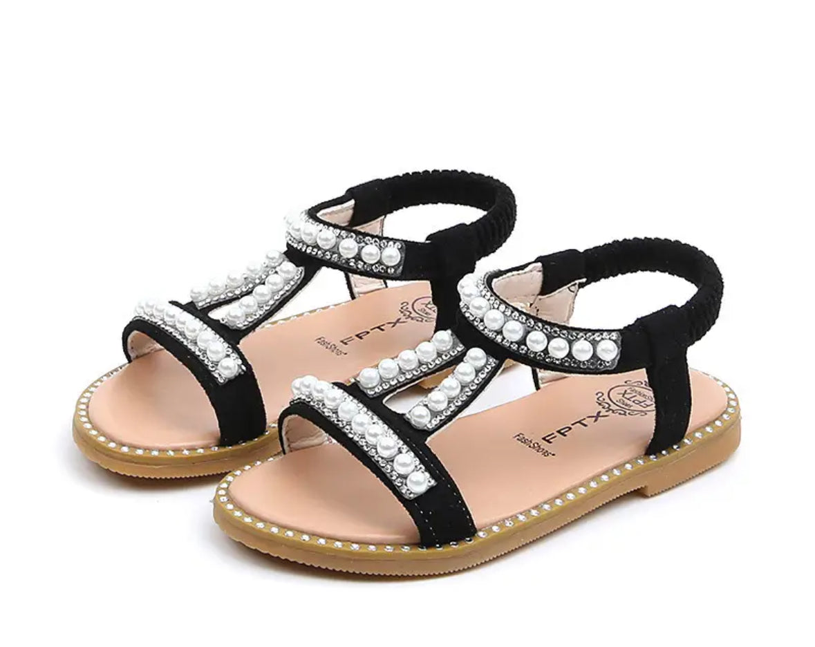 Girls Pearl Sandals