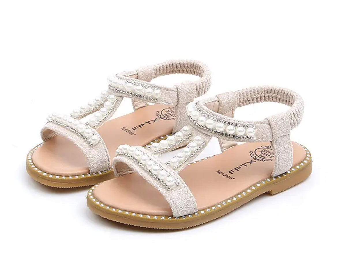 Girls Pearl Sandals