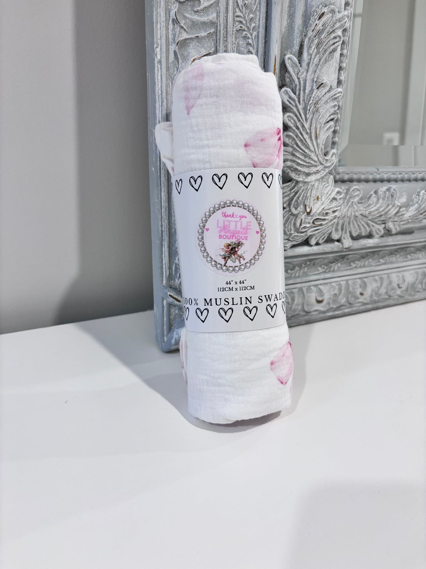 Little Angels Exclusive Print 100% Muslin Swaddle