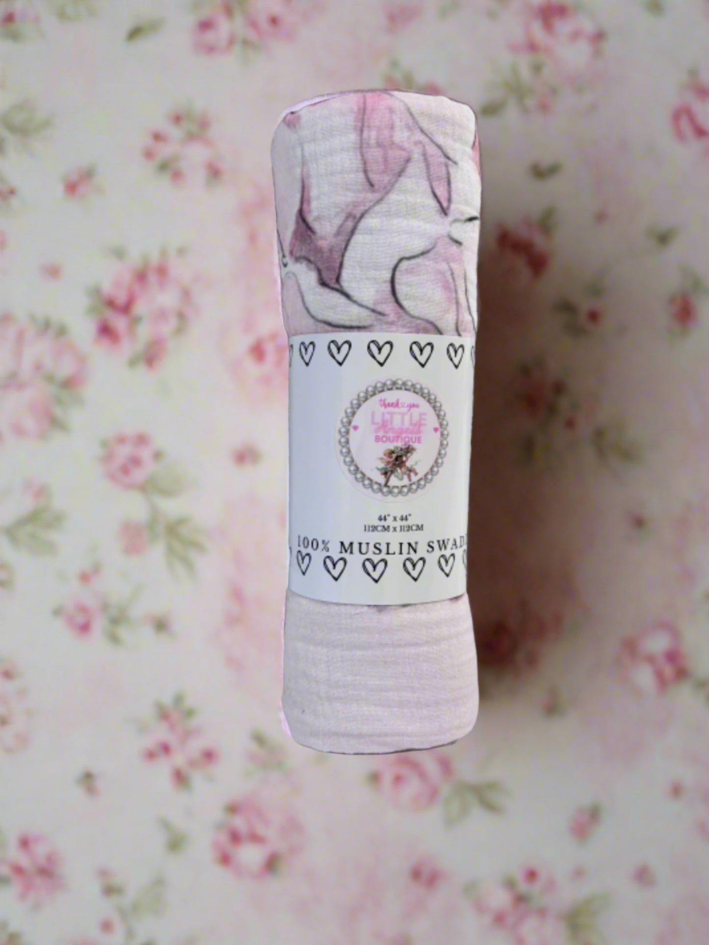 Little Angels Exclusive Print 100% Muslin Swaddle