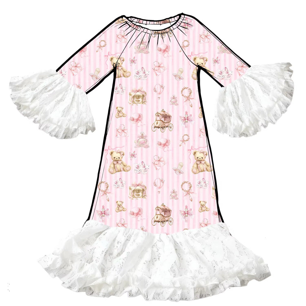 Prima Teddy Ruffled Gown