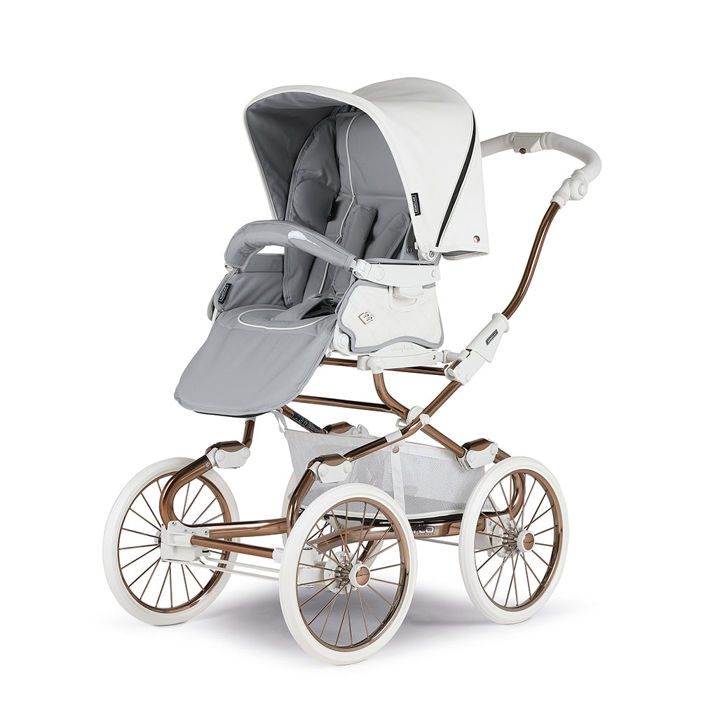 BebeCar Pram Stylo Class White/Rose Gold
