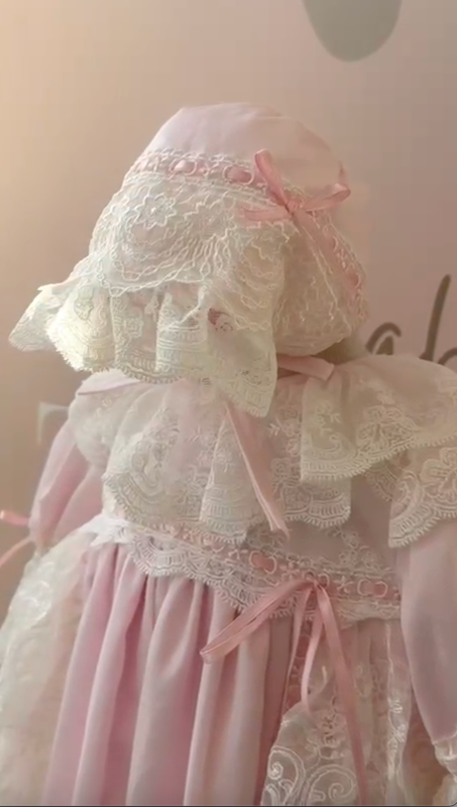 Pink Victorian Style Gown