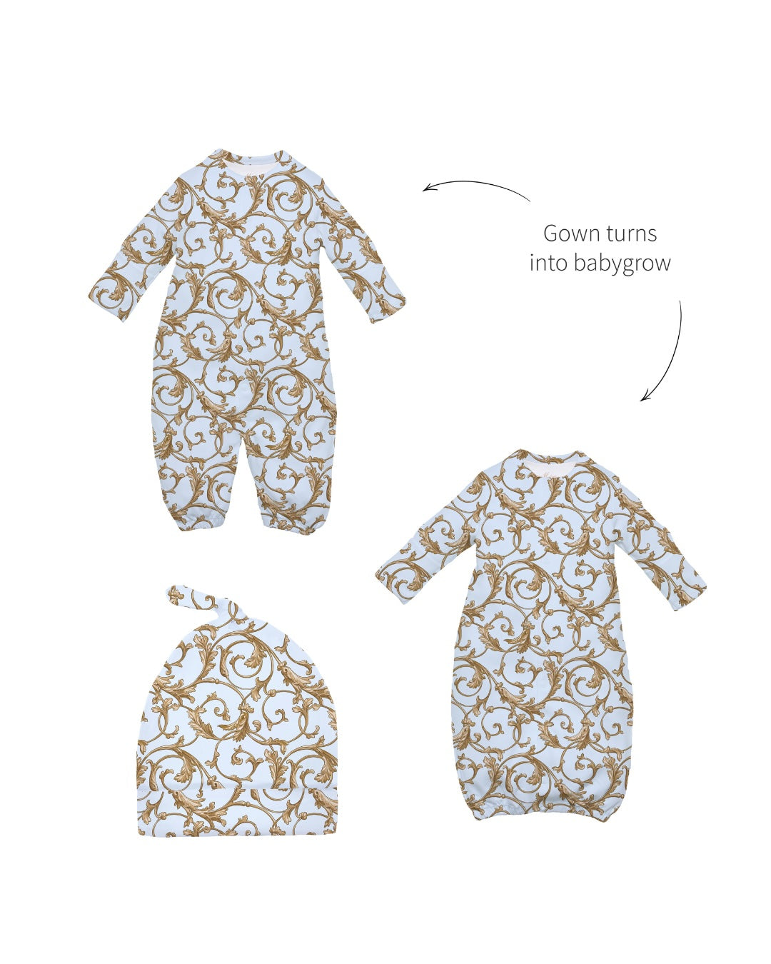 Allure Blue Convertor Gown