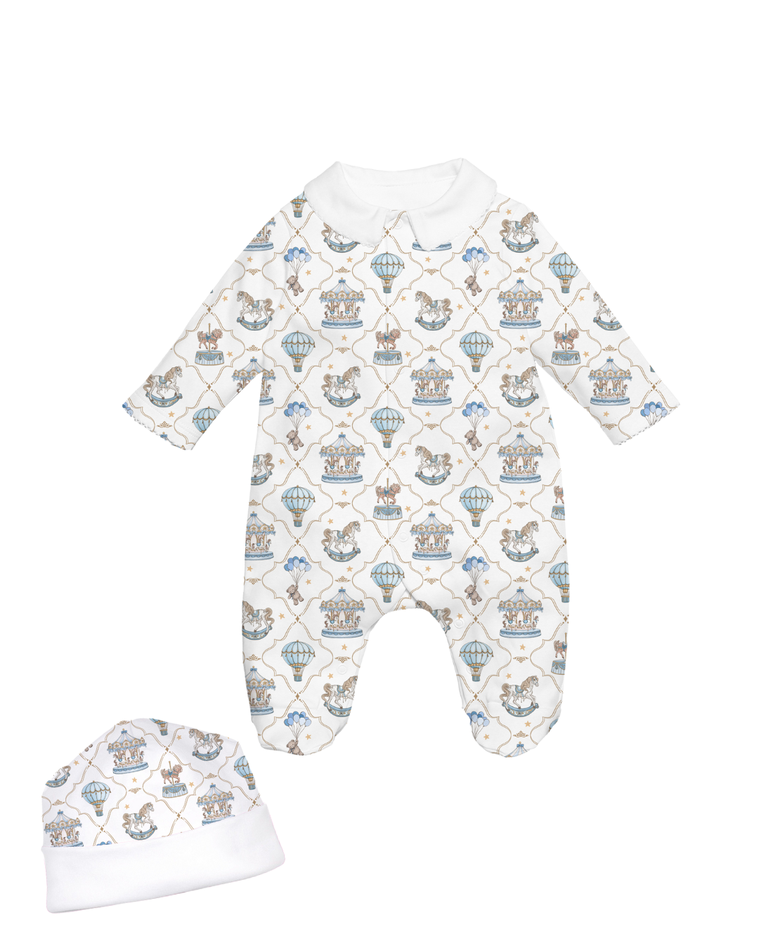 Coquette Blue Collar Footies