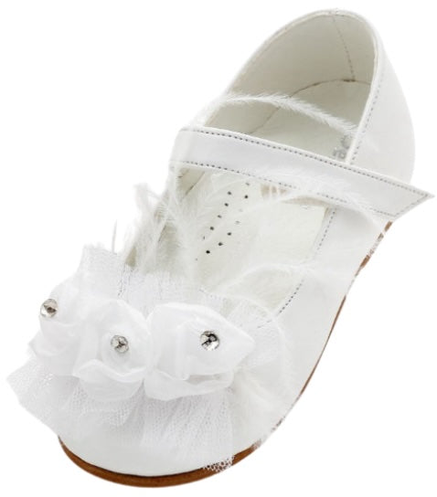 Shoes with Feathers & Flowers