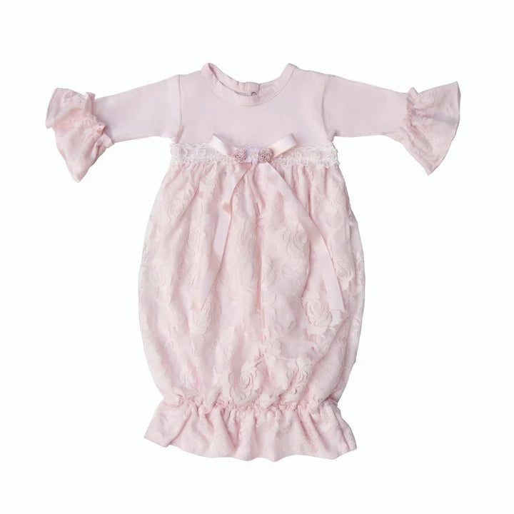 Sweet Rose Infant Gown