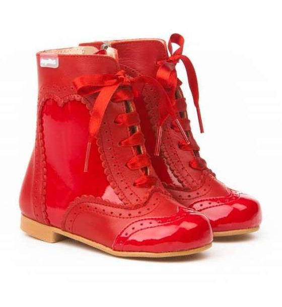 Angelo's Red Patent Boots