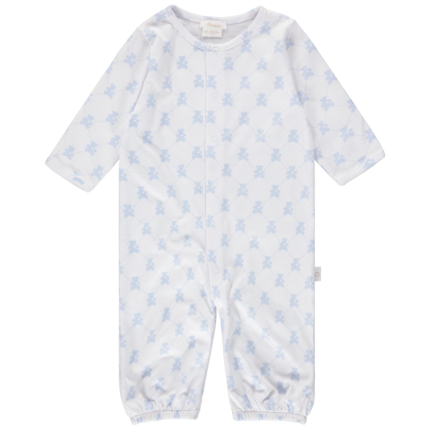 CONVERTER GOWN - TEDDY BEAR BLUE