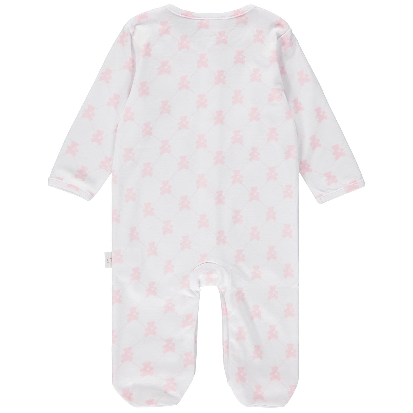 SNAP FOOTIE - TEDDY BEAR PINK