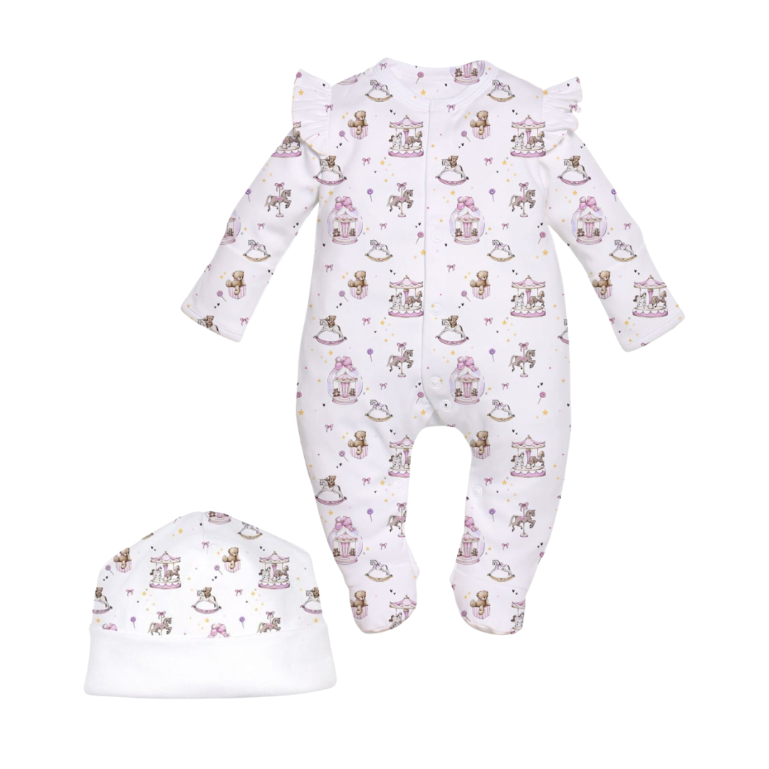 Present pink footies