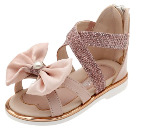Criss Cross Sandals with Bow