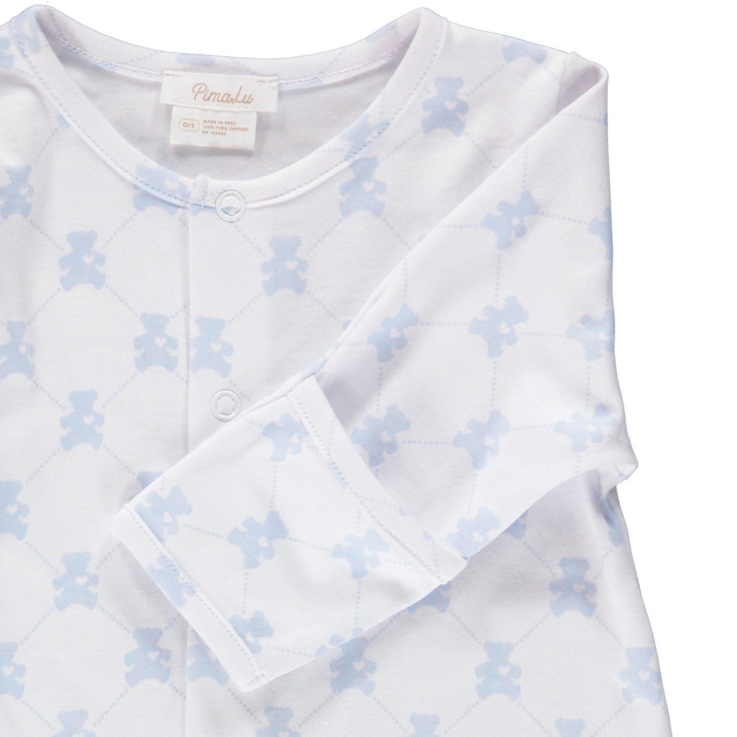 CONVERTER GOWN - TEDDY BEAR BLUE