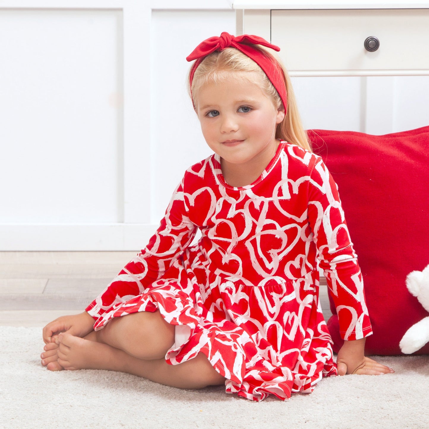 Happy Hearts Twirl Dress