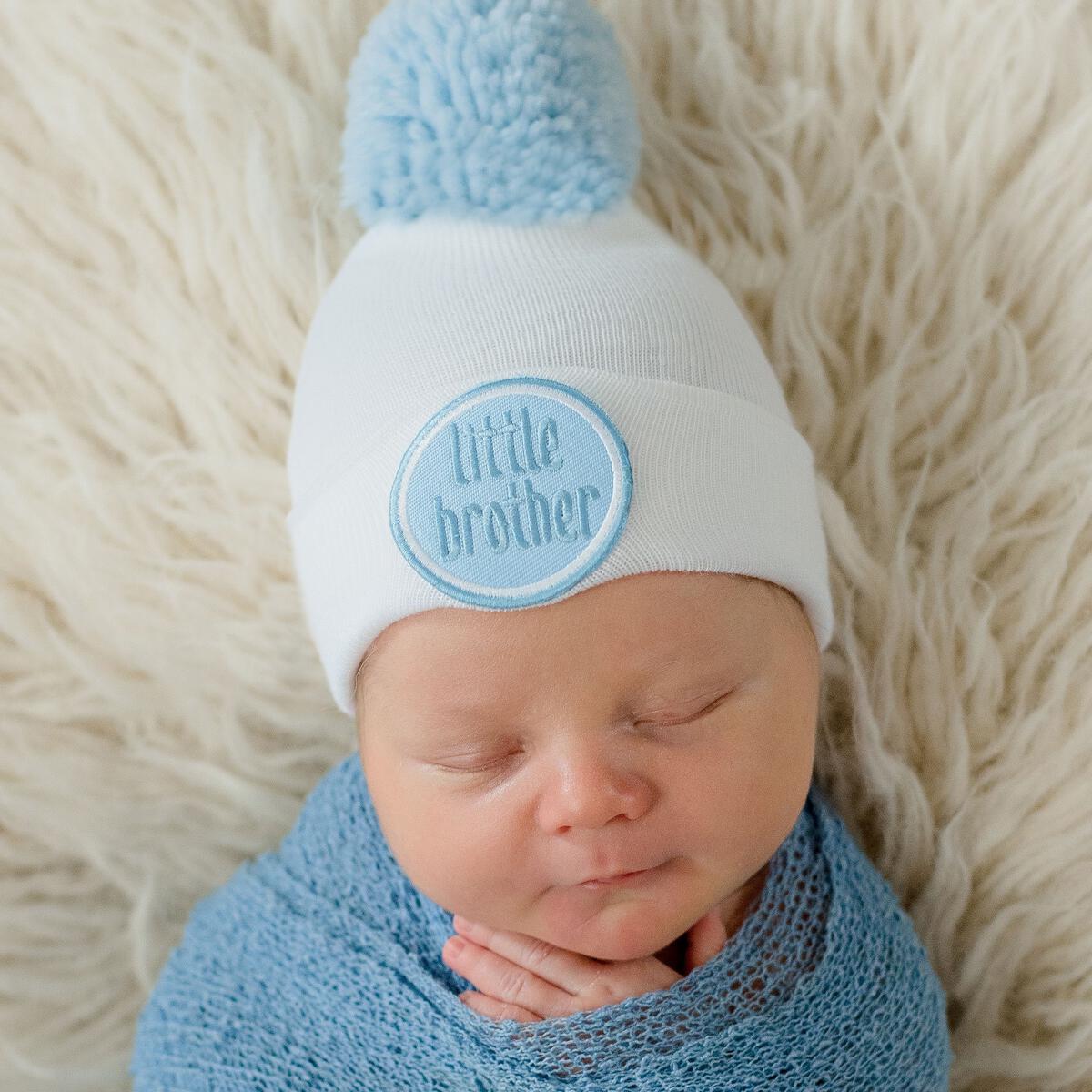 Little Brother Pom Pom Nursery Hat