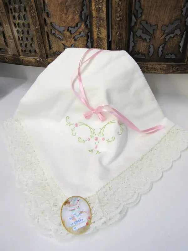 Embroidered Lace Blanket