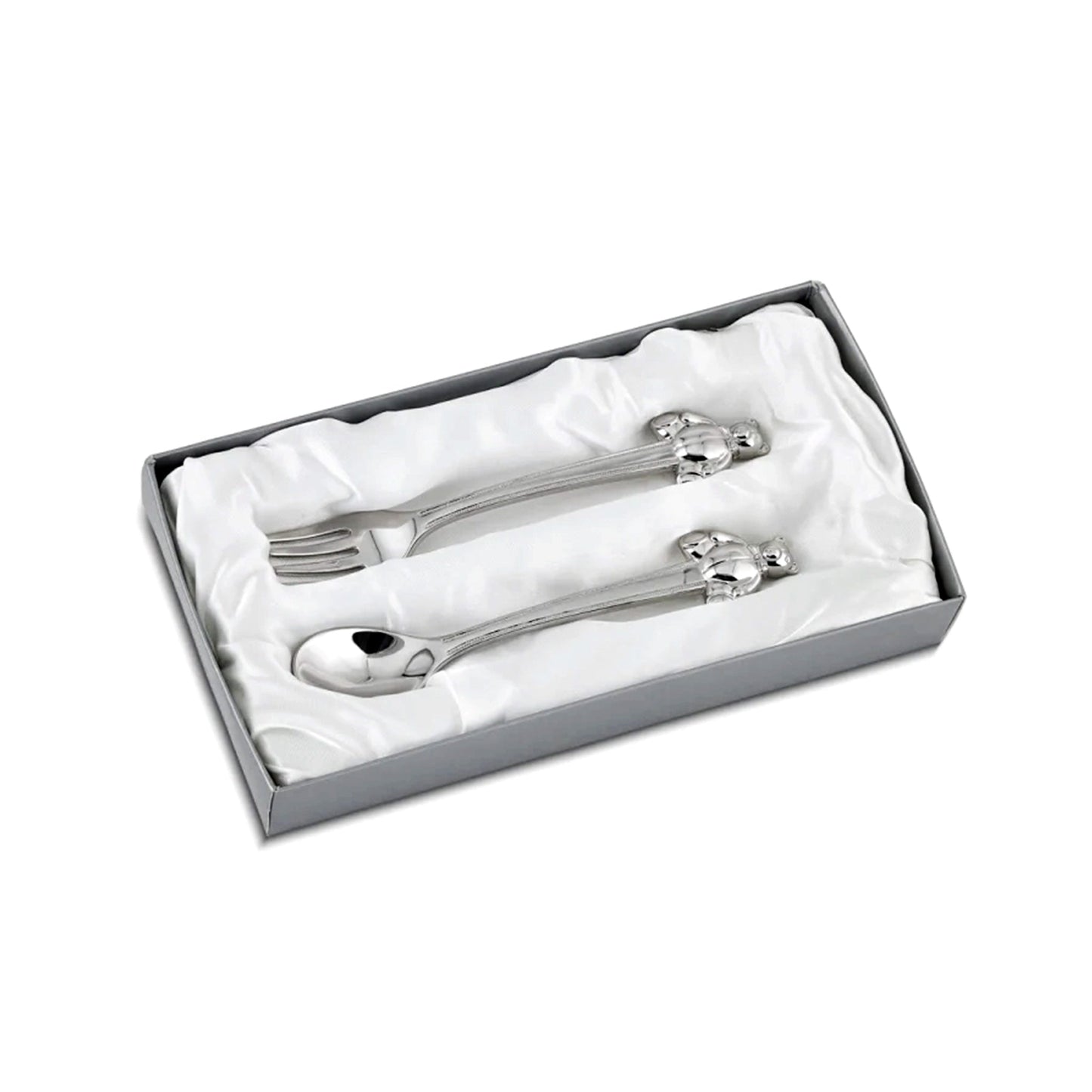 Teddy Bear Handle Baby Spoon & Fork Set