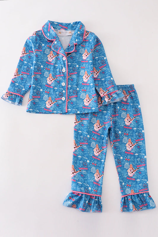 Blue Swifty Longsleeve PJ