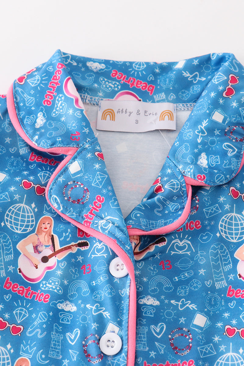 Blue Swifty Longsleeve PJ