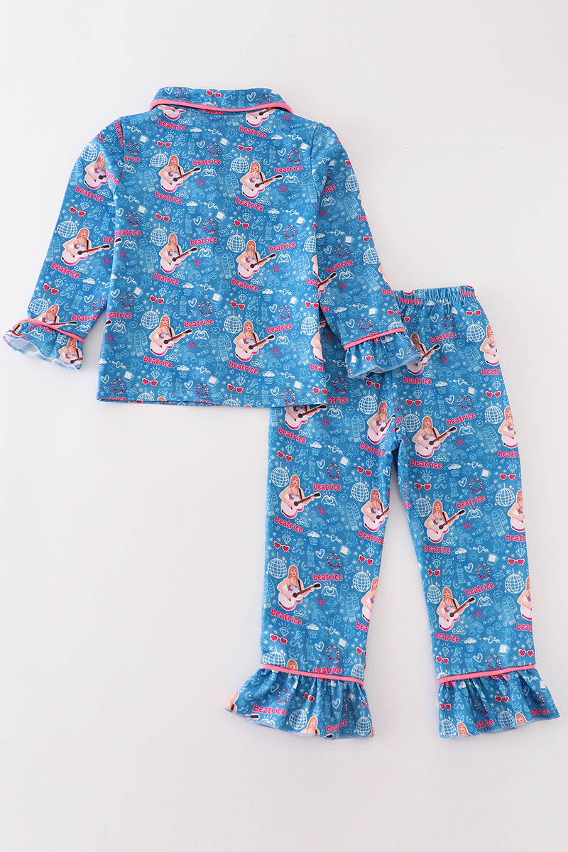 Blue Swifty Longsleeve PJ