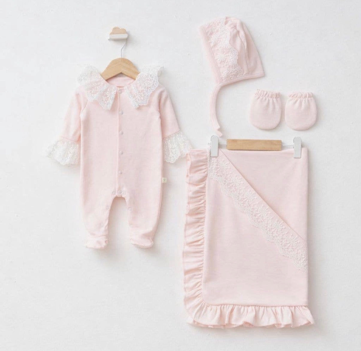 Angelica Lace Newborn Set