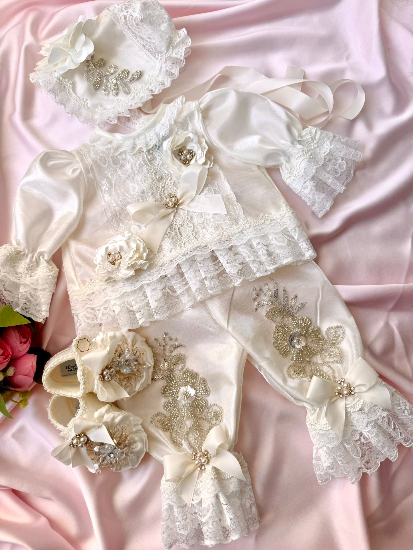 Heavenly Lace Layette