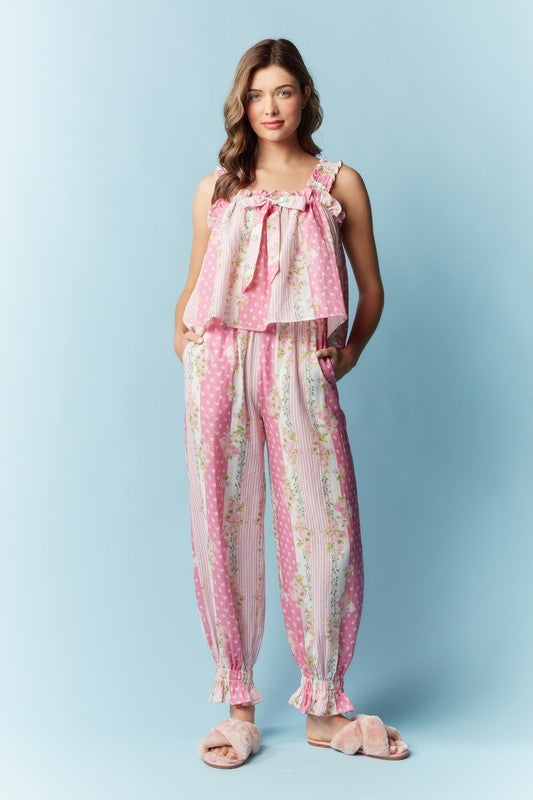 Rosy Posy Pajama Set